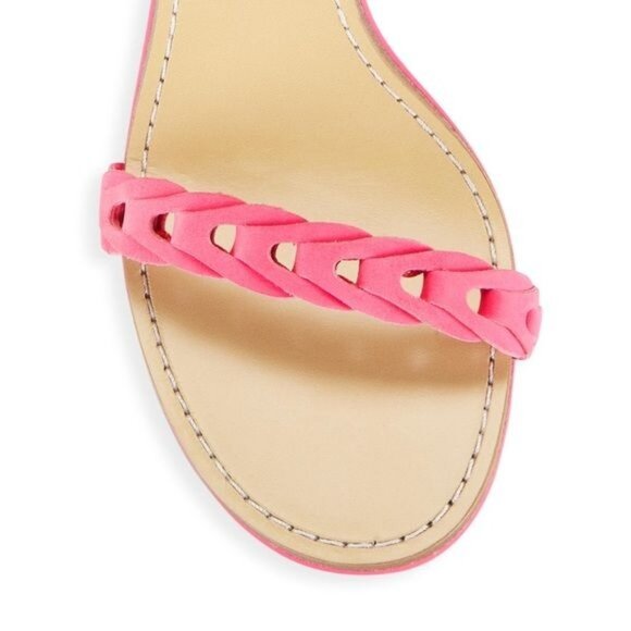 rag‎ & bone Infinity Cylinder-Heel Slingback Sandals in Pink Size 38.5 (US 8.5) - Picture 4 of 11